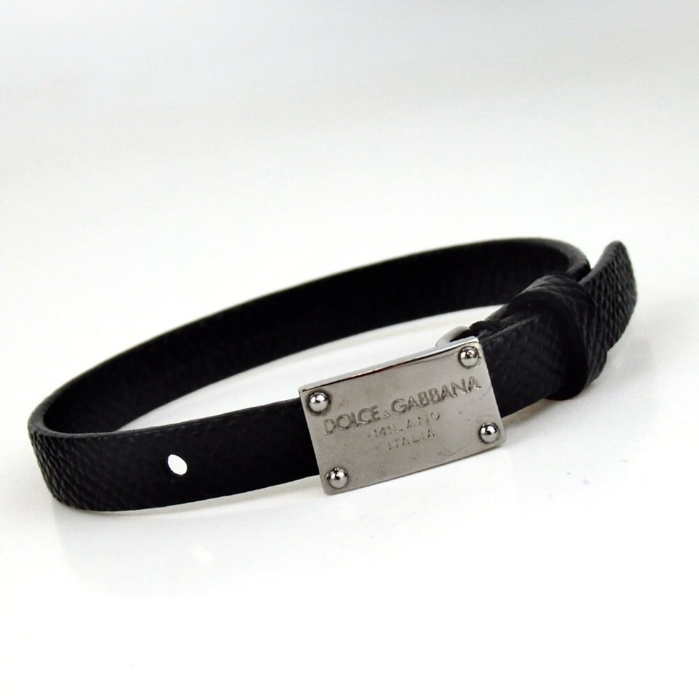 Dolce & Gabbana Leather Bracelet Unisex